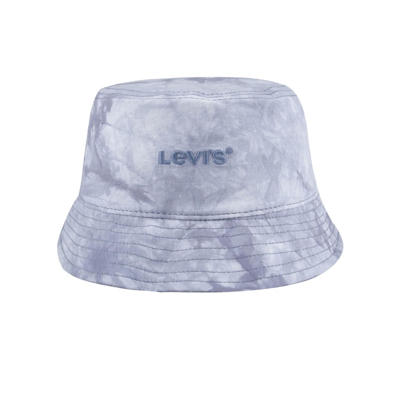 Levis Mens Tonal Tie Dye Bucket Hat Blue Large / XL
