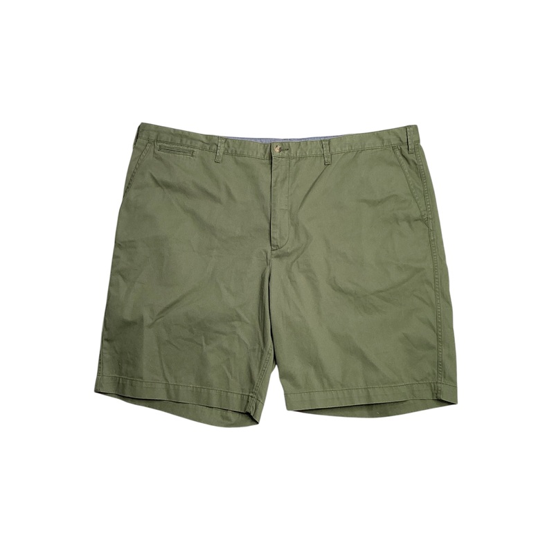 Polo Ralph Lauren Mens Chino Khaki Classic Fit Shorts Size 48 Green Flat Front