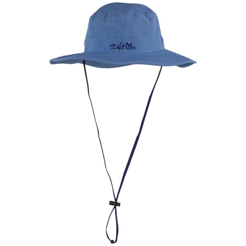 Salt Life Mens Sandbar Boonie Bucket Hat Steel Blue OSFM