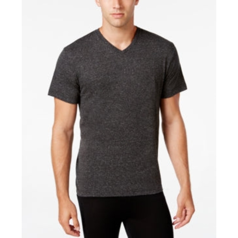 Alfani Mens 4 Pack V Neck Short Sleeve T Shirts Grey XXL