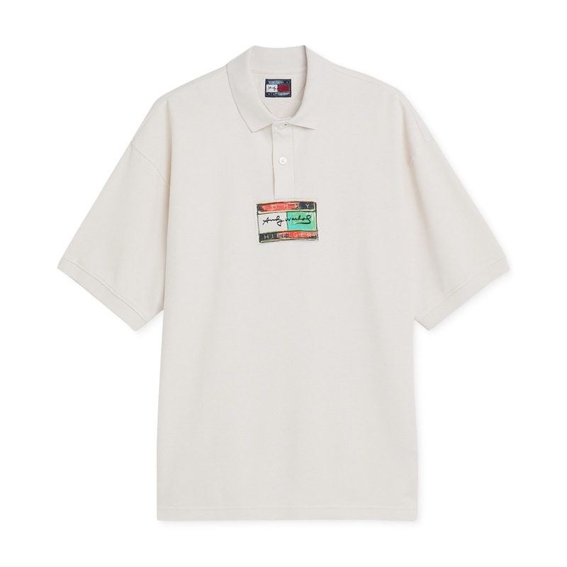 Andy Warhol X Tommy Hilfiger Men's Archive Short Sleeve Polo Shirt White XS