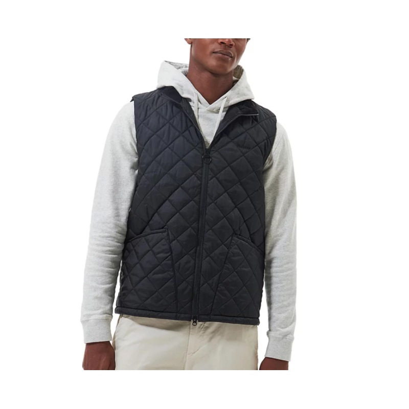 Barbour Men's Quilted Monty Gilet Black Small