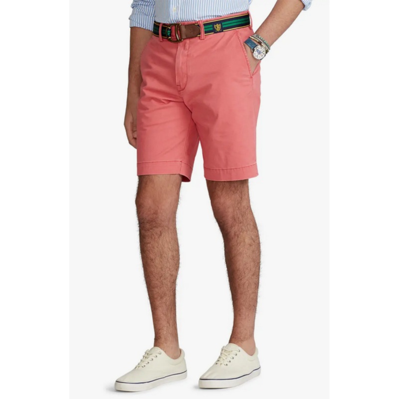 Polo Ralph Lauren Mens Nantucket Red 9.5" Stretch Chino Shorts 40
