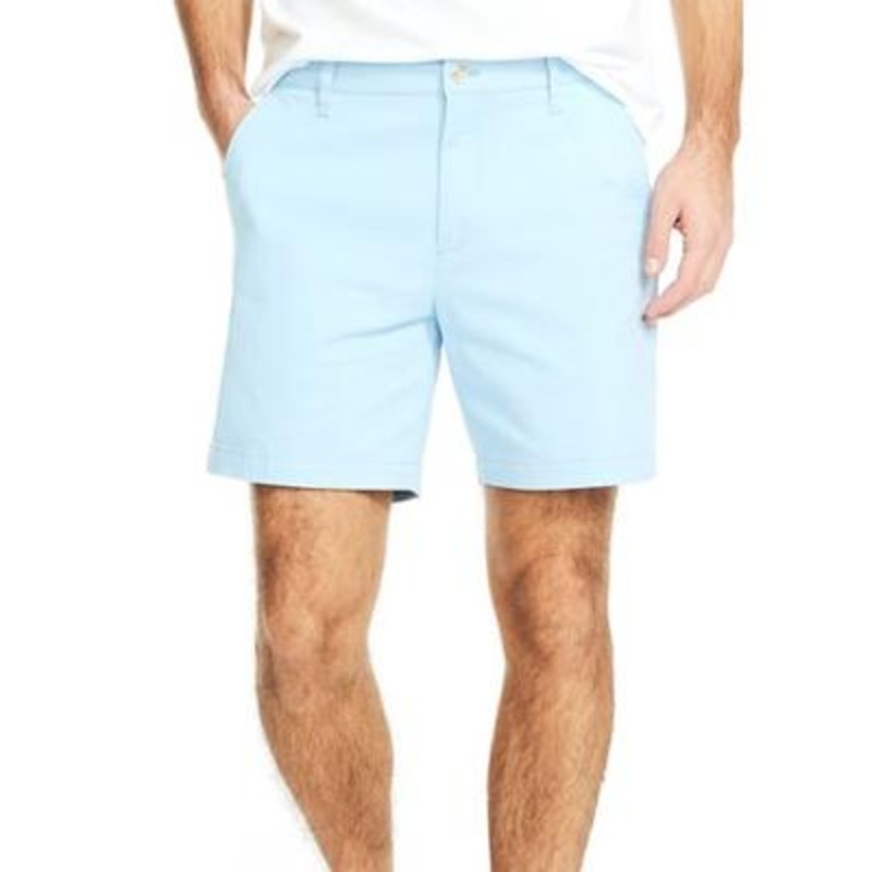Nautica Mens Classic Fit 6" Deck Shorts Noon Blue 40