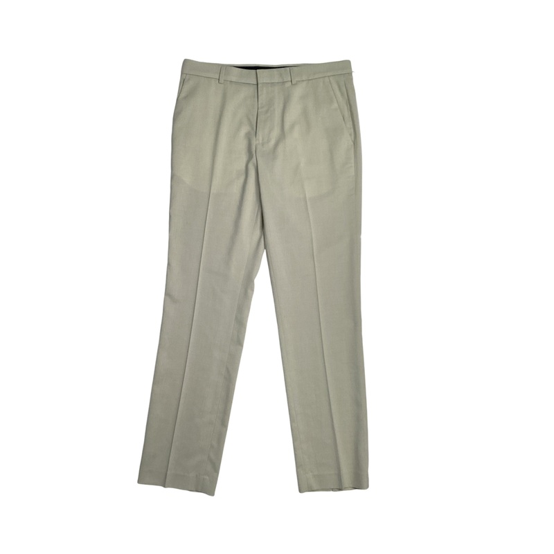 Perry Ellis Portfolio Mens Slim Fit Stretch Dress Pants Sand 33 x 32