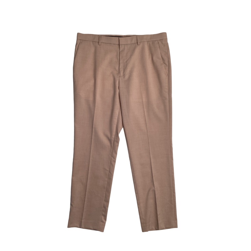Perry Ellis Portfolio Mens Slim Fit Stretch Pants Salmon Pink 38 x 30