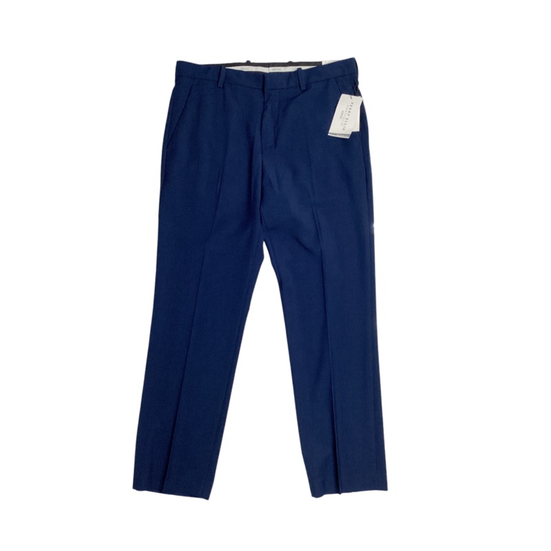 Perry Ellis Portfolio Modern Fit Suit Dress Pants Heather Estate Blue 30 x 29