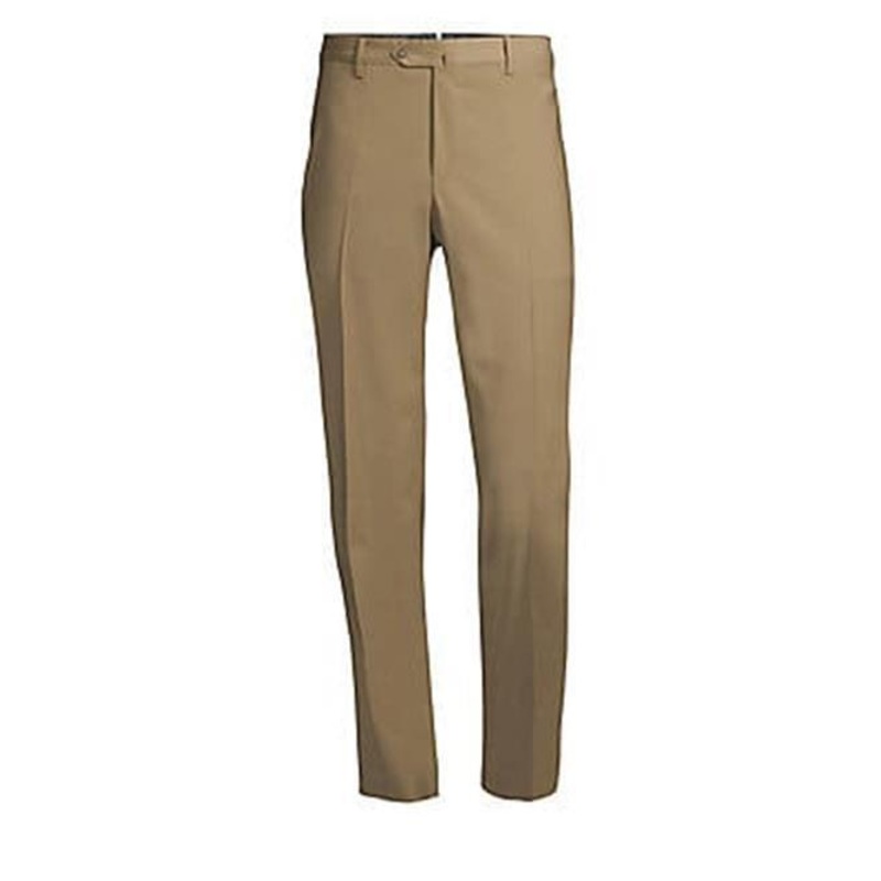 PT Torino PT01 Modern Fit Plainweave Stretch Dress Pants Tan Size 52