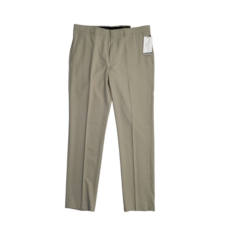 Perry Ellis Portfolio Men's Slim Fit Stretch Pants Beige 36 x 34