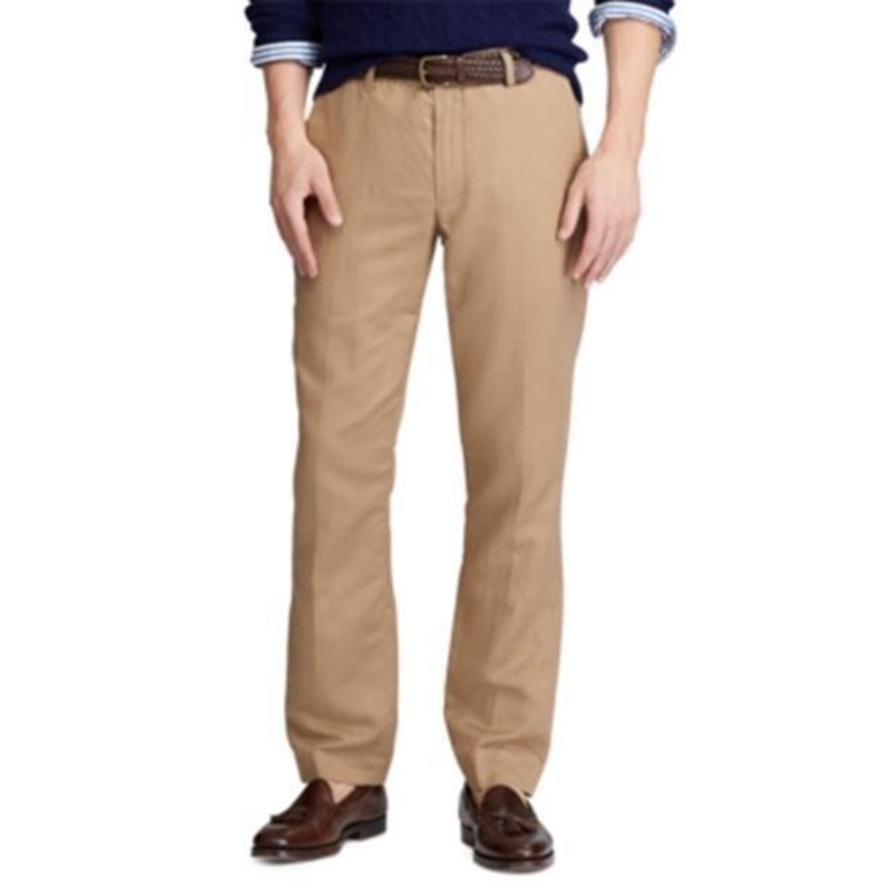 Polo Ralph Lauren Mens Big Tall Straight Fit Desert Khaki 34 x 30
