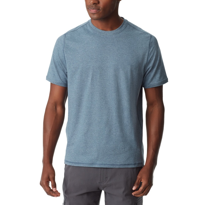 BASS OUTDOOR Mens Core Performance Short Sleeve T Shirt Big Dipper Blue XL