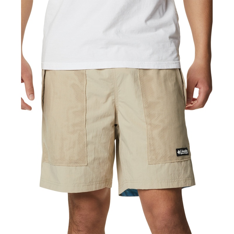 Columbia Adult Mens Deschutes Valley Reversible Shorts Brown Small