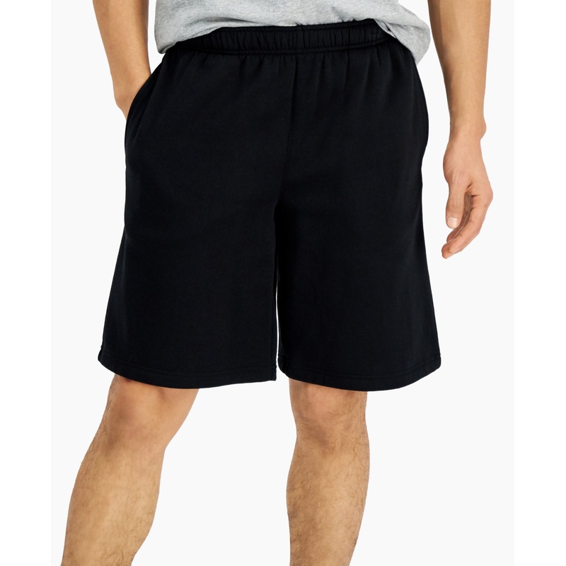 ID Ideology Men's Fleece Shorts Deep Black Small
