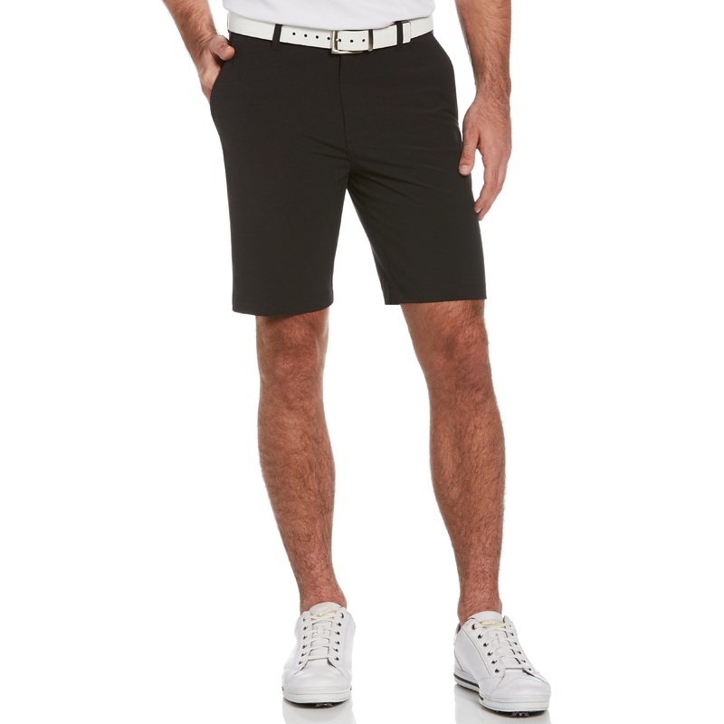 Pga Tour Men's Big & Tall 4 Way Stretch Shorts Black Heather 46