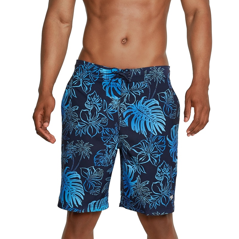Speedo Men's Bondi Tropical 8.5" Board Shorts Blue Small
