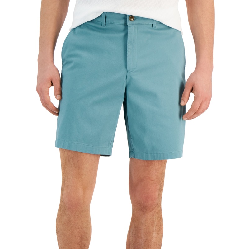 Alfani Men's Oil Blue Chino Shorts Size 38