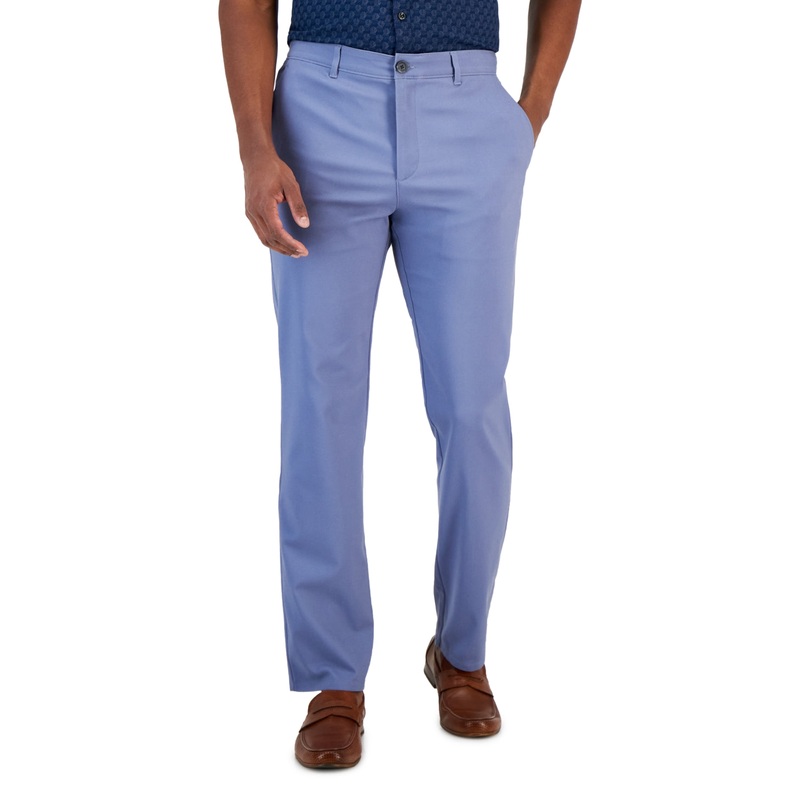 Alfani Men's Regular Fit Tech Pants Blue 40 x 30