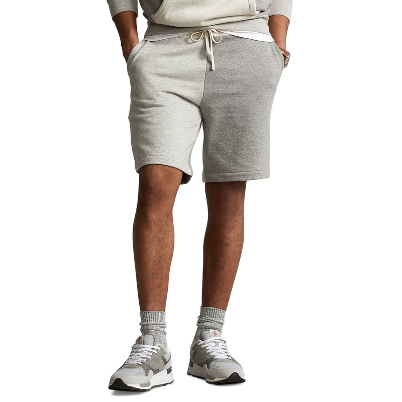 Polo Ralph Lauren Mens RL Fleece Colorblocked Sweat Fleece Shorts Grey XXL 2XL