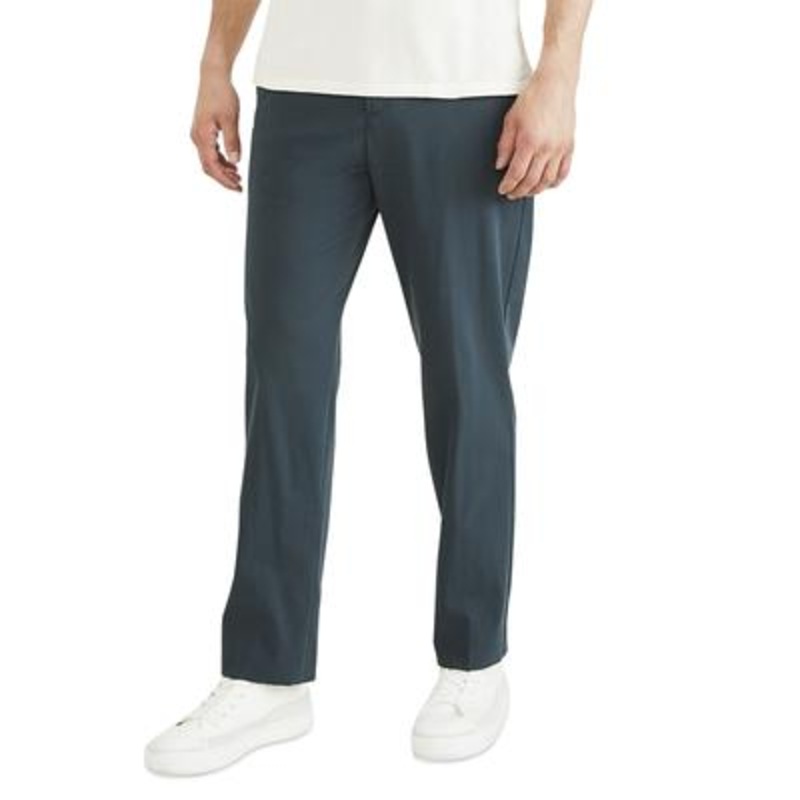 Dockers Mens Straight-Fit City Tech Pants Green 38 x 32
