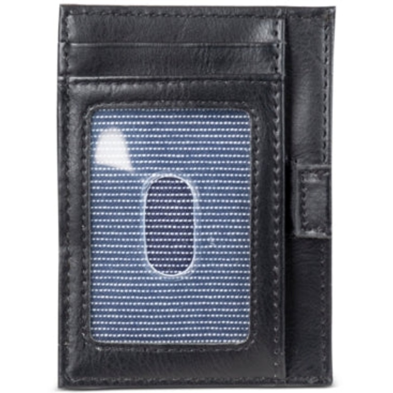 Levi's Men's Ultra Thin Card Case Wallet Black