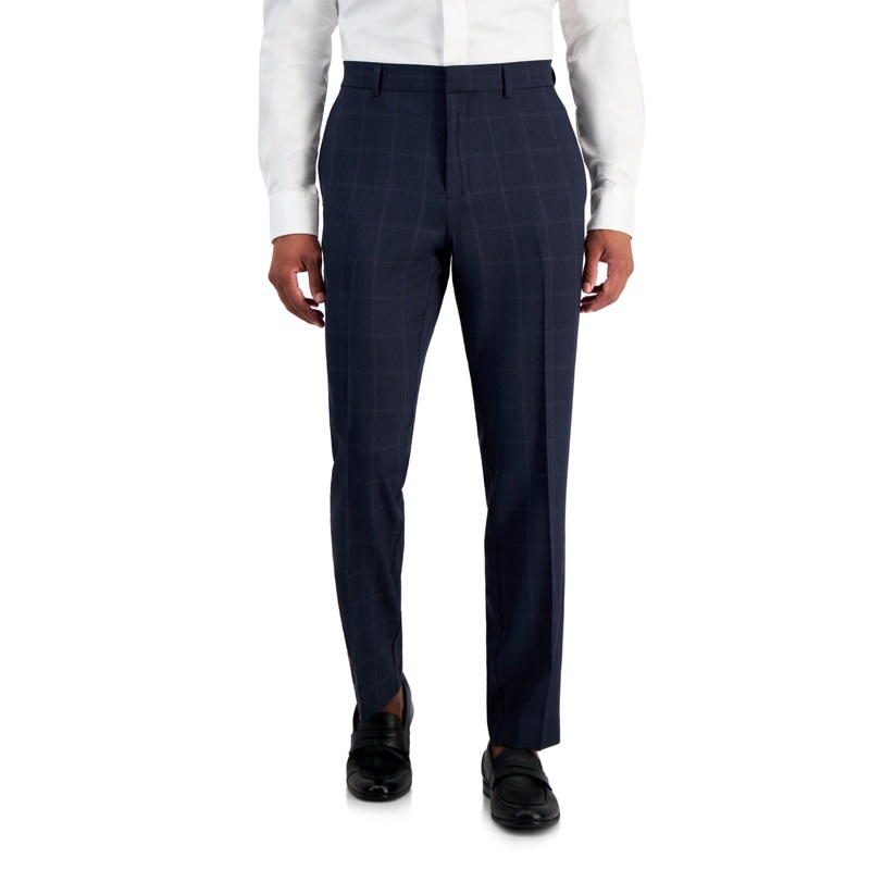 Perry Ellis Portfolio Men's Slim Fit Twill Pants Dark Navy 29 x 30