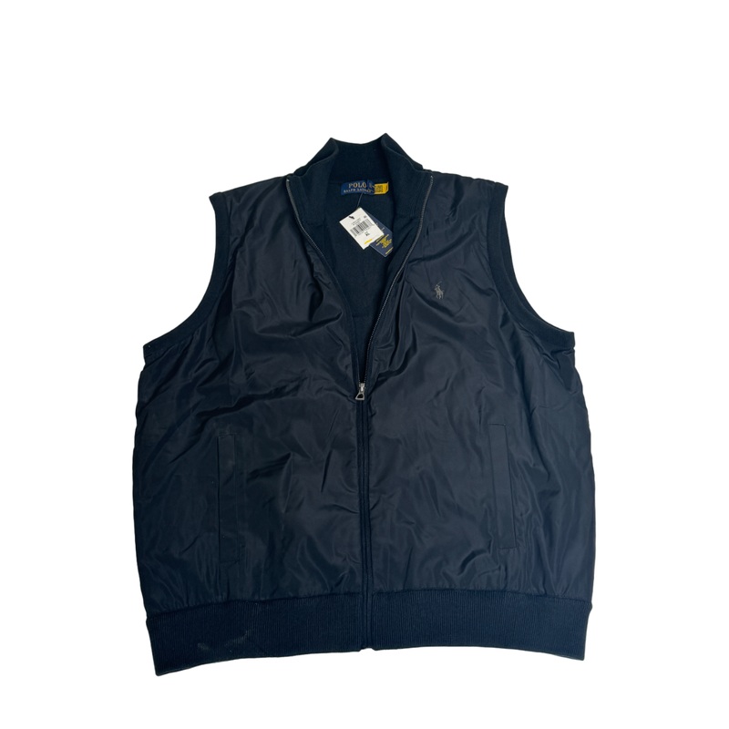 Polo Ralph Lauren full zip Jacket Vest XL Black