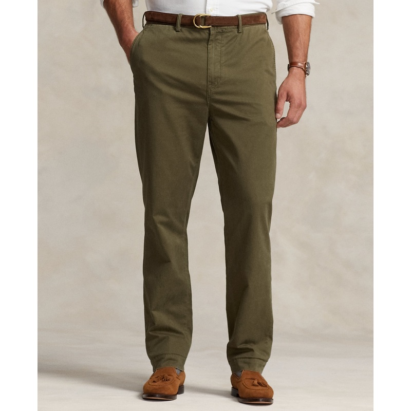 Polo Ralph Lauren Men's Big & Tall Stretch Classic Fit Chino Pants Green 44 X 34