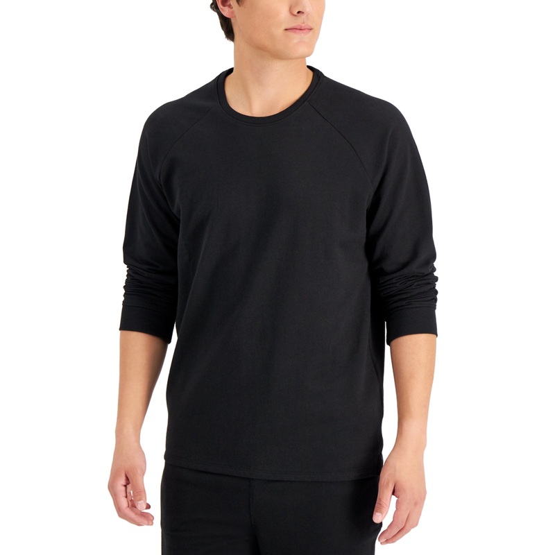 Alfani Men's Moisture wicking Sweatshirt  Black Large