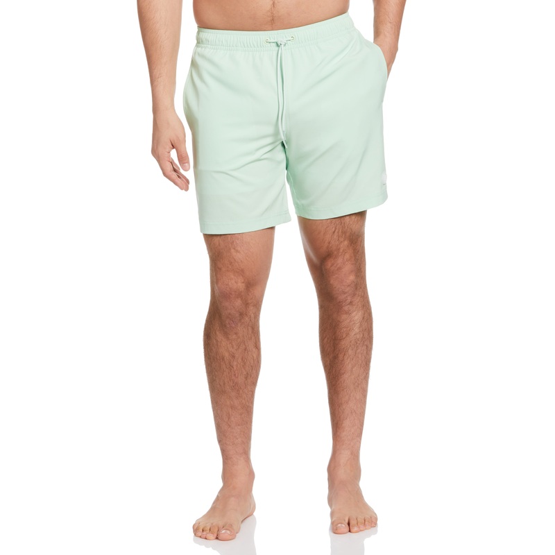 Cubavera Men's Solid 7" Swim Trunks Pastel Green XL