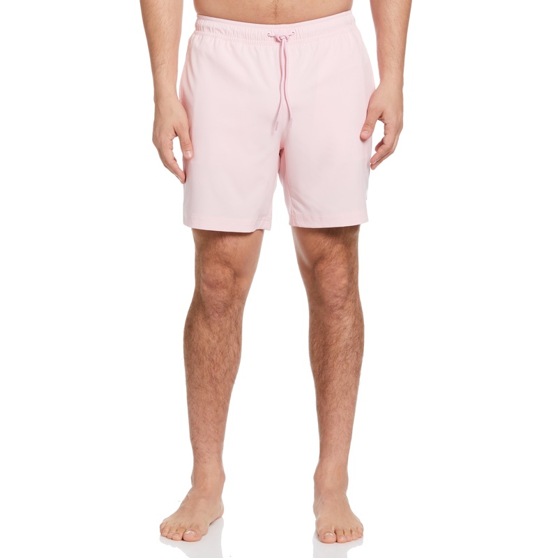 Cubavera Men's Solid 7" Swim Trunks Shadow Pink 2XL
