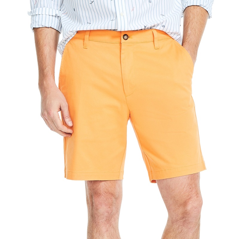 Nautica Mens Classic Deck Shorts Melon Sugar Orange Size 40