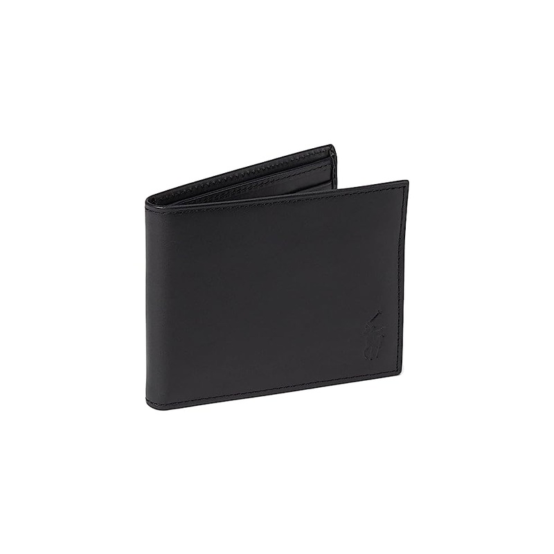 Polo Ralph Lauren Men's Burnished Leather Passcase - Black