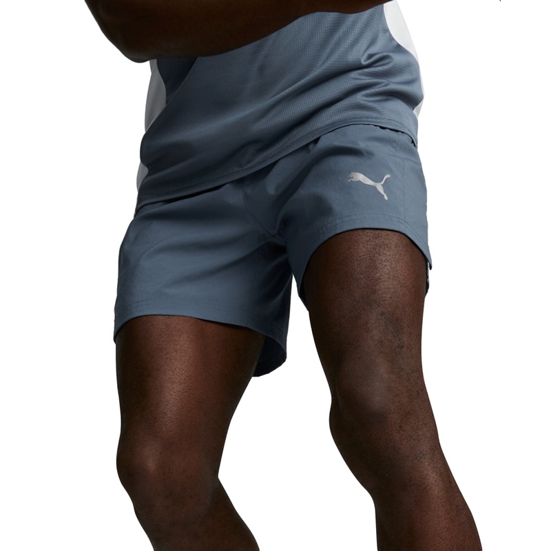 Puma Men's Run Favorite Moisture-Wicking 5" Running Shorts Small Blue