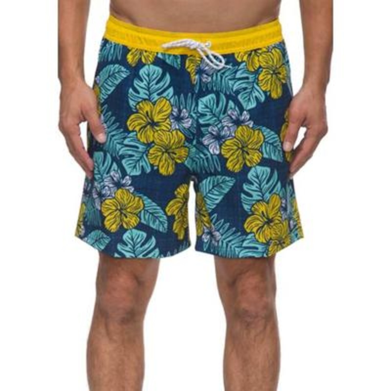 Reef Men's Brockman Volley Swim Trunks Blue Large