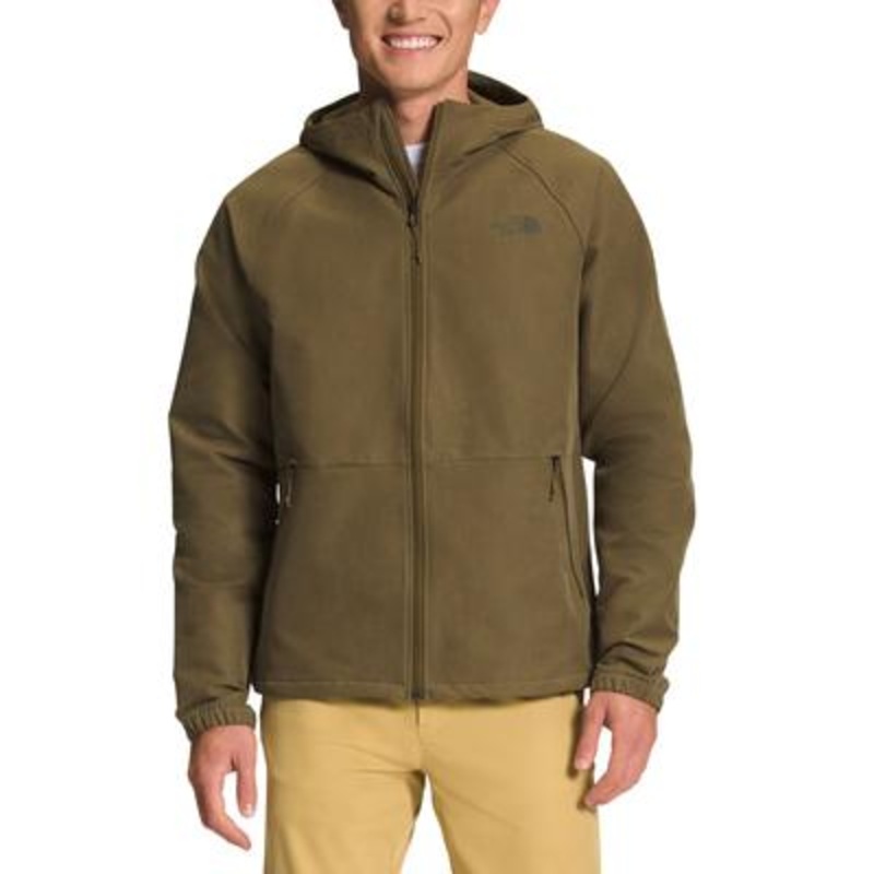 The North Face Men's Camden Soft Shell Hooded Jacket XXL Military Olive Green