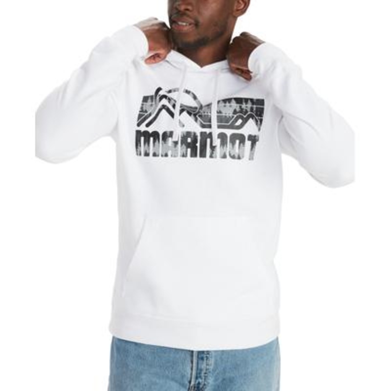 Marmot Men's Coastal Hoodie Pullover Sweatshirt XXL 2XL White Camo