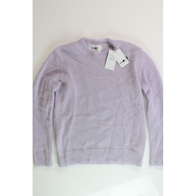 NN07 Mens Walther 6526 Solid Regular Fit Crewneck Sweater XL Purple