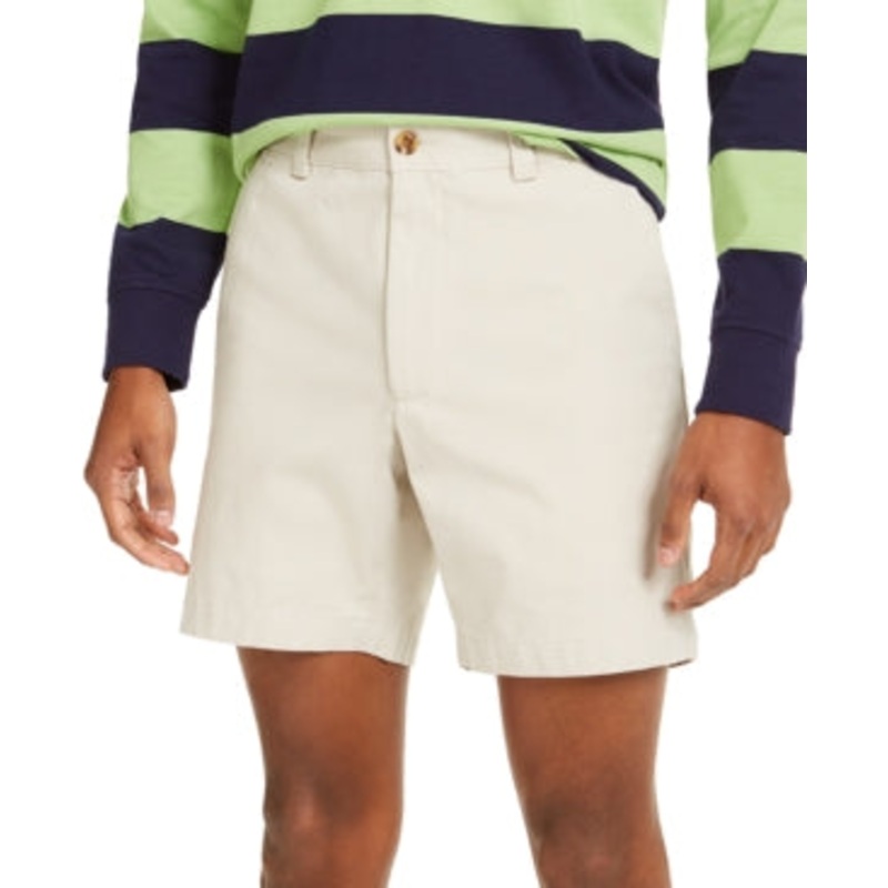 Club Room Men's Regular-Fit 7" 4-Way Stretch Shorts Stone Wall 44