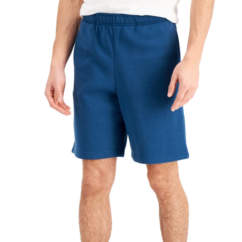 ID deology Men's Fleece Shorts Navy Blue 3XL