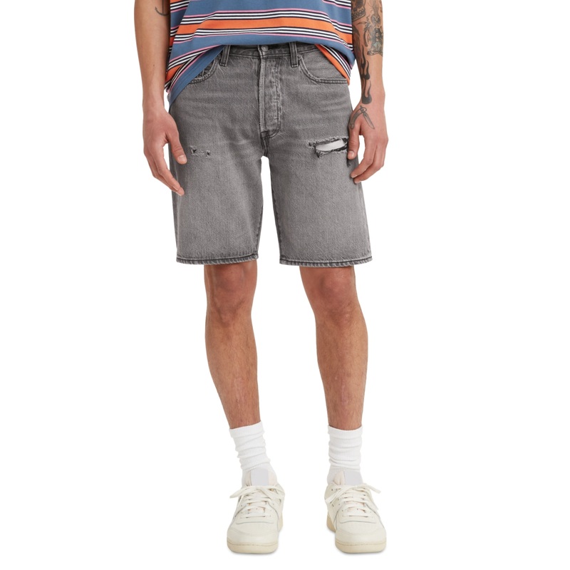 Levi's Men's 501 Original Hemmed Stretch 9" Jean Shorts 40