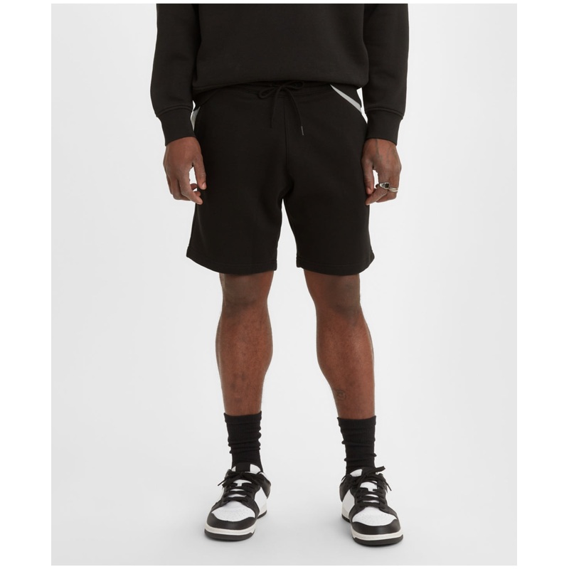 Levi's Mens Fleece Sweat Shorts Black XL