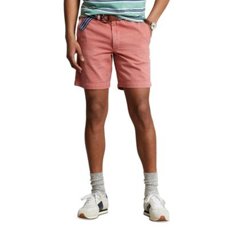 Polo Ralph Lauren Men's 8" Salinger Straight Fit Chino Shorts Red 38"