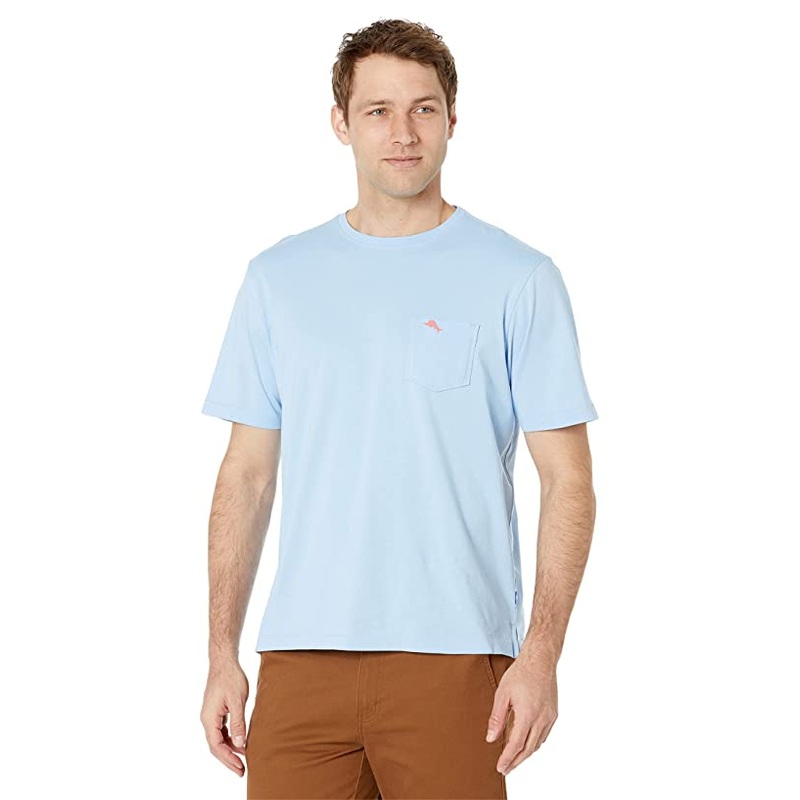 Tommy Bahama Mens New Bali Skyline Short Sleeve T Shirt Blue Large
