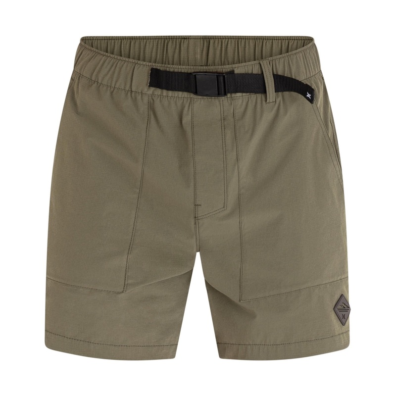 United Legwear Men's Phantom Camper Volley 17" Shorts Olive Green  2XL