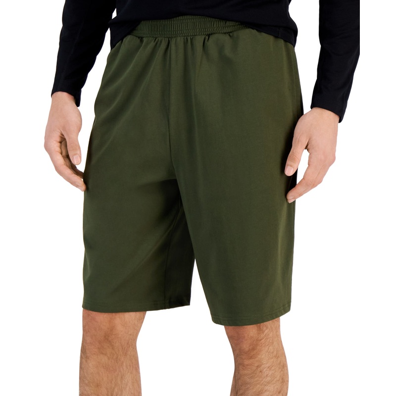 ID Ideology Men's Regular Fit Jersey Knit Shorts Native Green Large