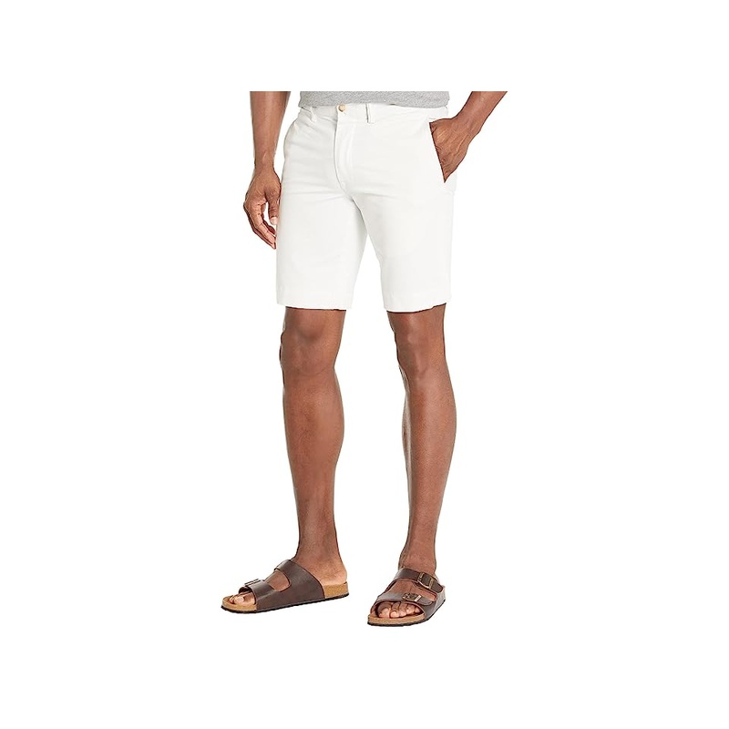Polo Ralph Lauren Men's 9.5 Inch Stretch Slim Fit Shorts Deckwash White 38