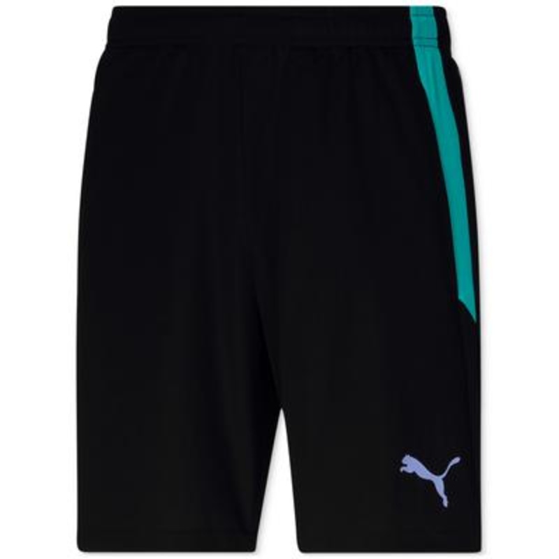 Puma  Men's  Moisture Management Training Shorts Black Teal Green  XL