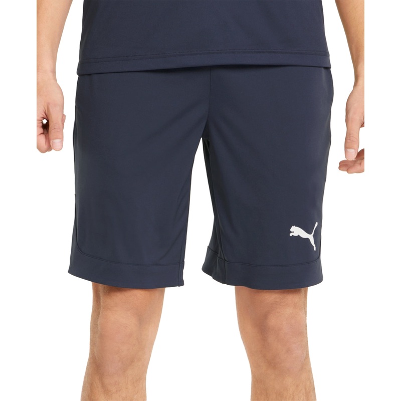 PUMA Rtg Mens Mid Rise Moisture Wicking Workout Shorts Blue XL