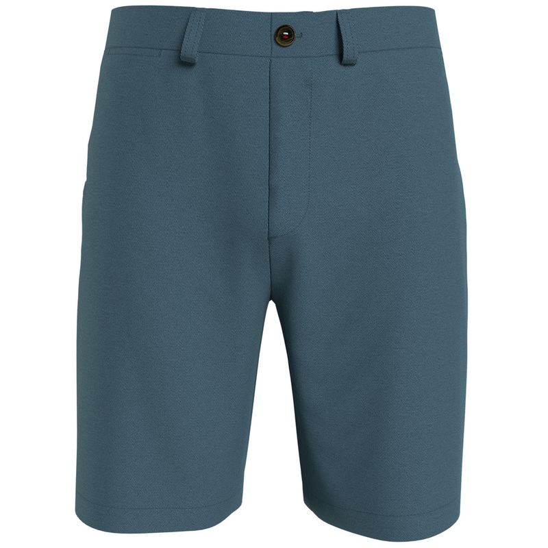 Tommy Hilfiger Men's Big & Tall Shorts Teal Blue 40 x 9" Inseam