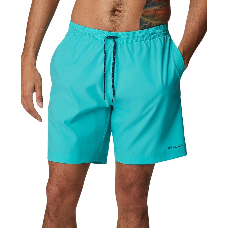Columbia Men's Summertime Stretch Shorts Aqua Blue 2XL